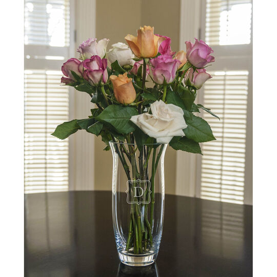 Monogrammed Adrianna Vase